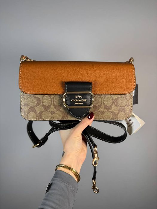 Жіноча шкіряна сумочка  / Шкіряна сумочка коуч / женская сумочка коуч