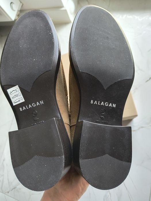 Nowe buty botki Balagan zamszowe 39 skórzane