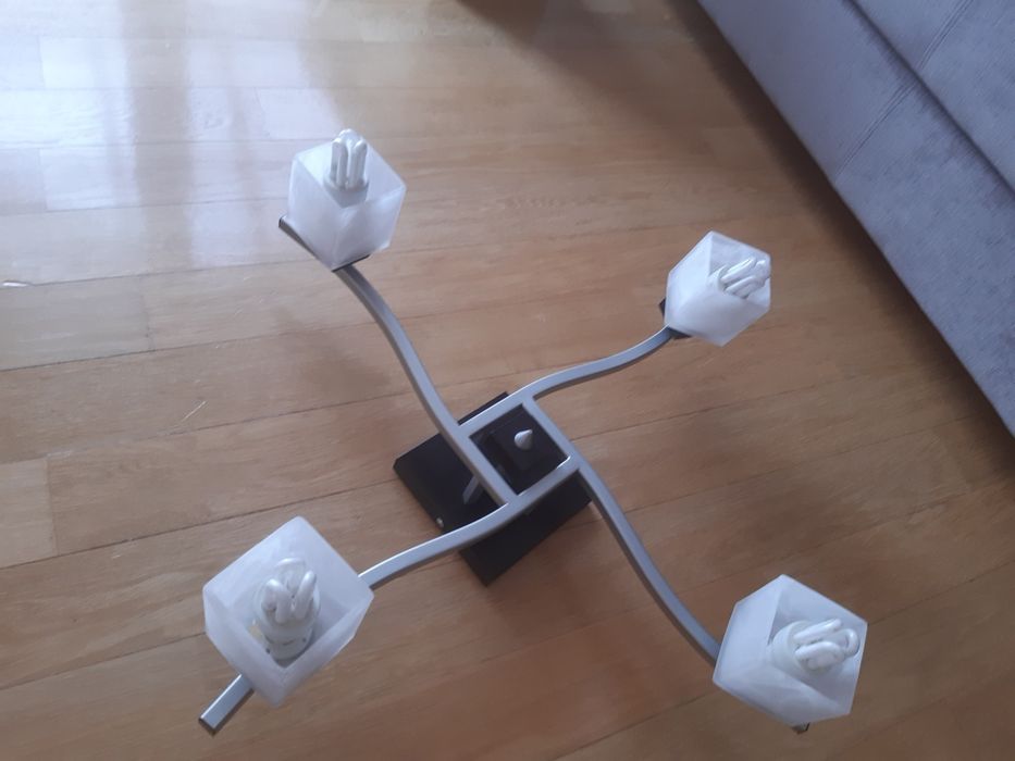 Zestaw 3lamp: sufitowa, klinkiet  lampka nocna