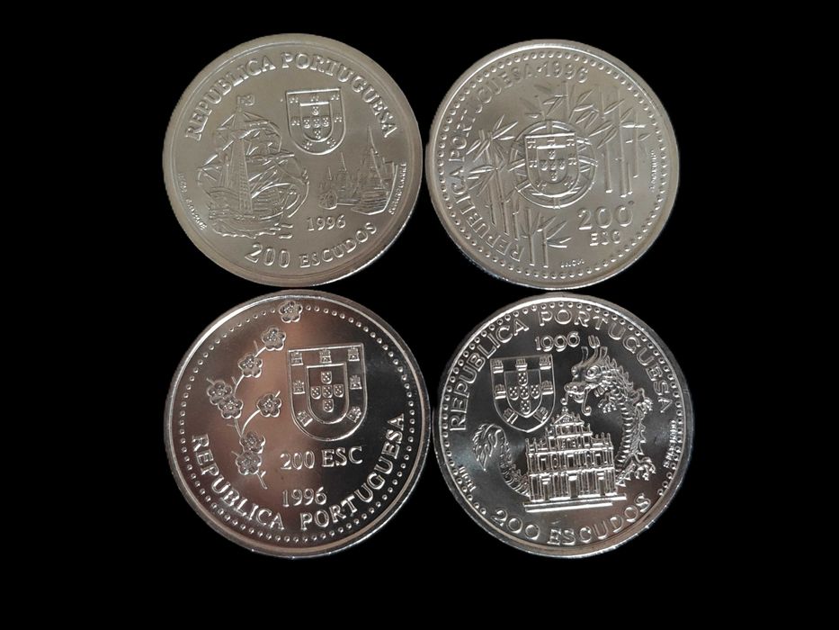 Conjunto de 4 moedas 200$ – VII Série Descobrimentos #17