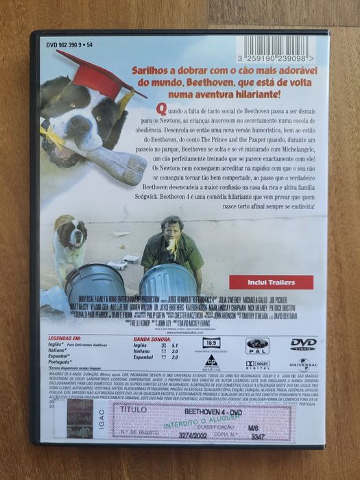 Filme DVD | Beethoven 4