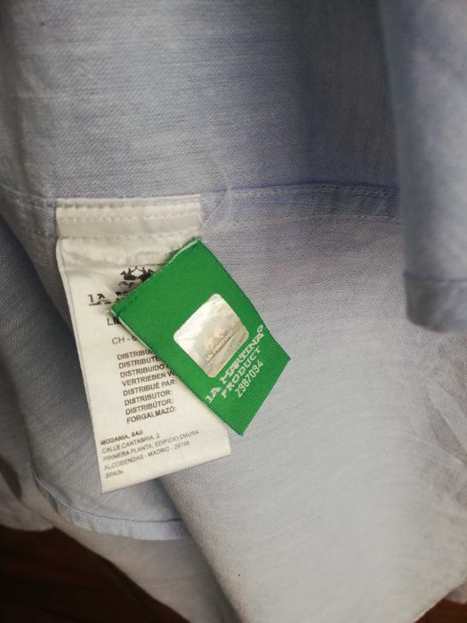 Koszula męska niebieska La Martina Polo 3XL