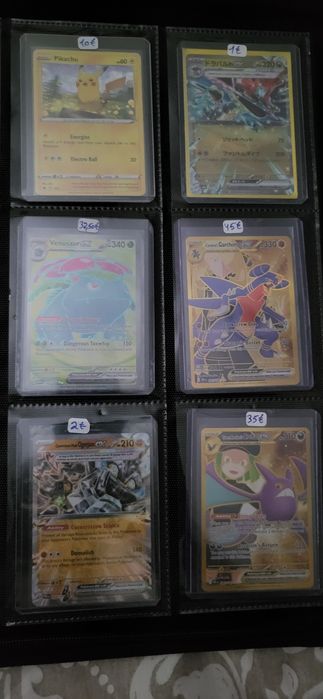 Cartas pokémon raras e originais EX