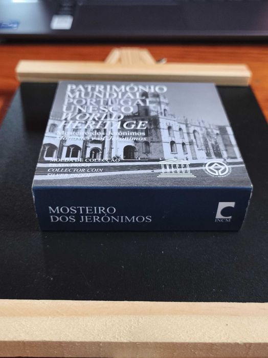 moeda 2,5€ prata proof mosteiro dos jeronimos 2009