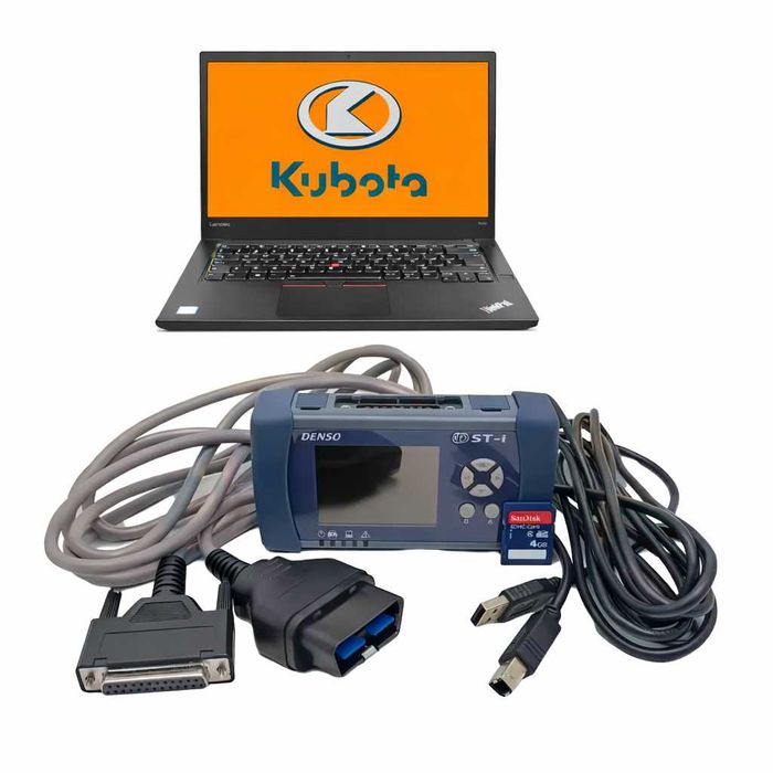 Zestaw Diagnostyczny Kubota Denso DST Maszyny Budowlane Serwisówka ASO