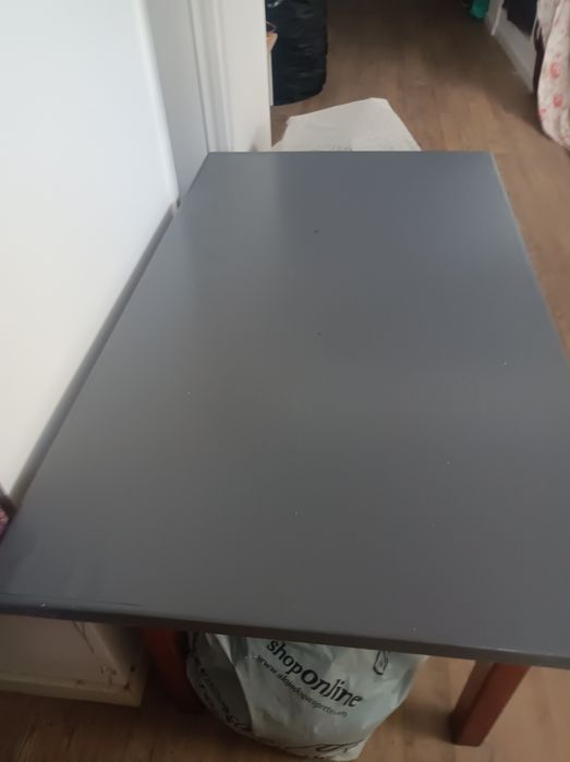 Mesa quadrada  da para exterior fazer camilha