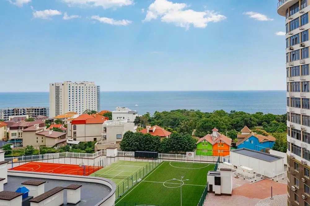 на 1-5 мес! КАМАНИНА 6эт 45 Жемчужина  евро-двушка с ВИДОМ на МОРЕ