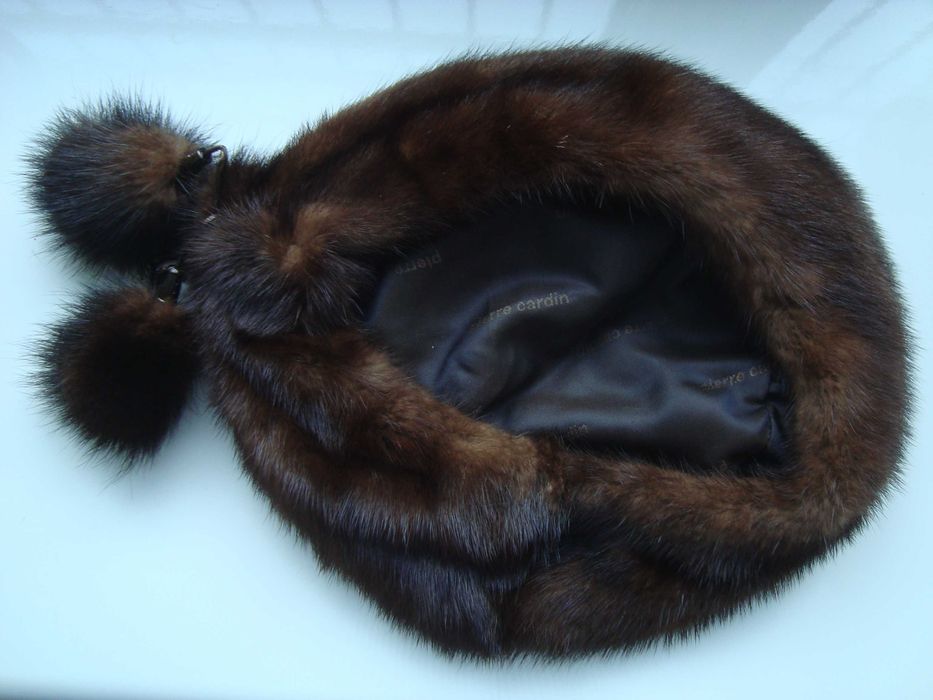 Шапка норкова Берет з норки у відмінному стані