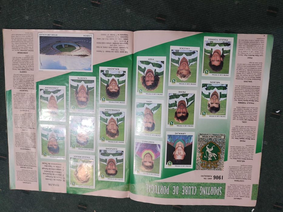 Caderneta de Cromos antiga Futebol 93/94 - Completa
