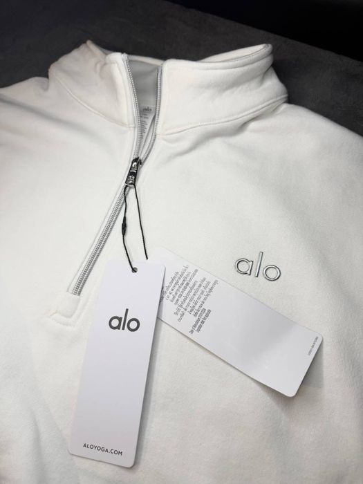 Світшот худі зіп 1\4 Alo Yoga ало кофта лонгслів оверсайз йога зіпхуді
