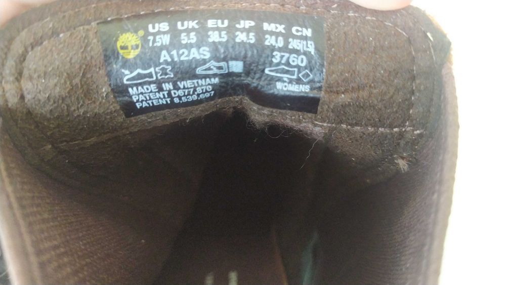 Жіночі черевики, взуття жіноче Timberland розмір 38.5.