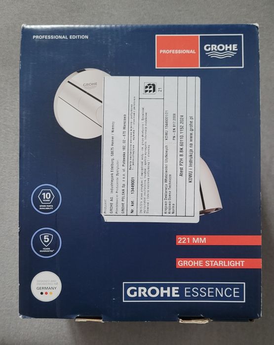 Grohe essence wylewka wannowa nowa fabryczna