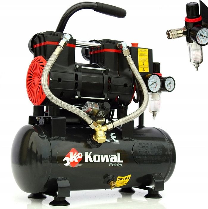 Pofesjonalny 10 Bar Kompresor Sbn Bezolejowy 8l Sprężarka Powietrza Ci