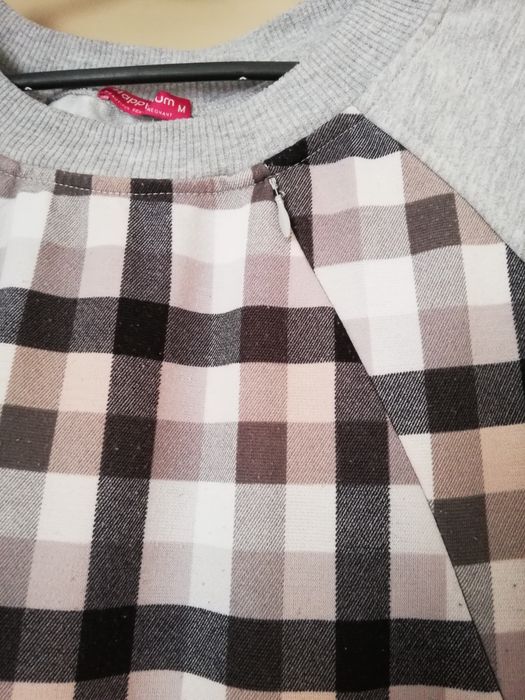 Bluza tunika dresówka do karmienia HappyMum M
