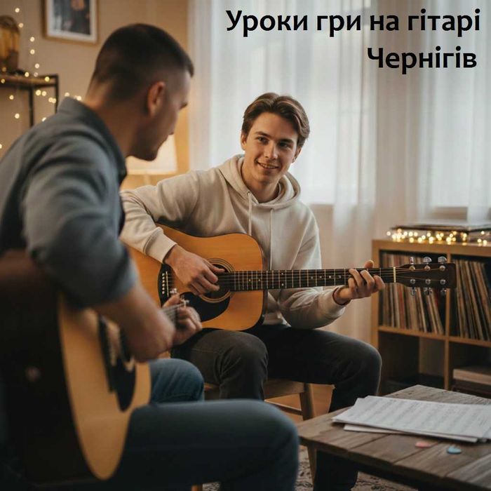 Навчання грі на гітарі Чернігів