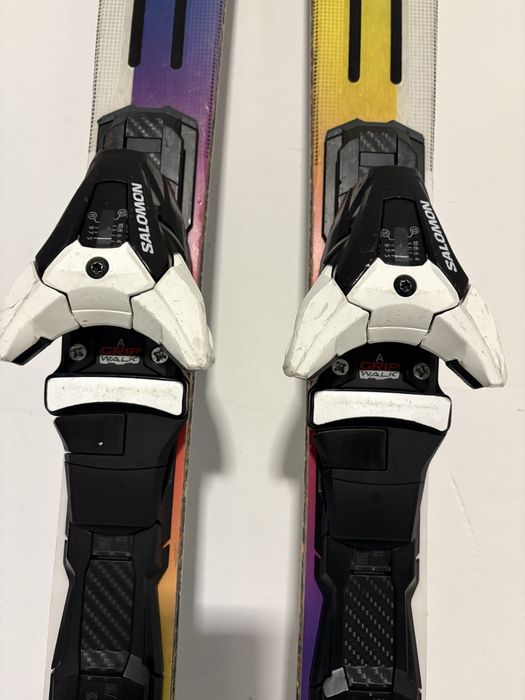 Narty Salomon Addikt Pro 66 Blade 2024 + Z12 Gripwalk - 149 cm