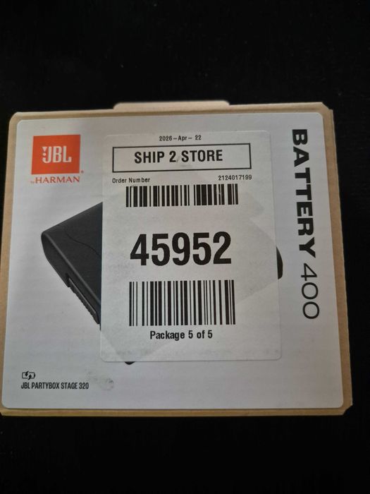 Bateria jbl Harman 400