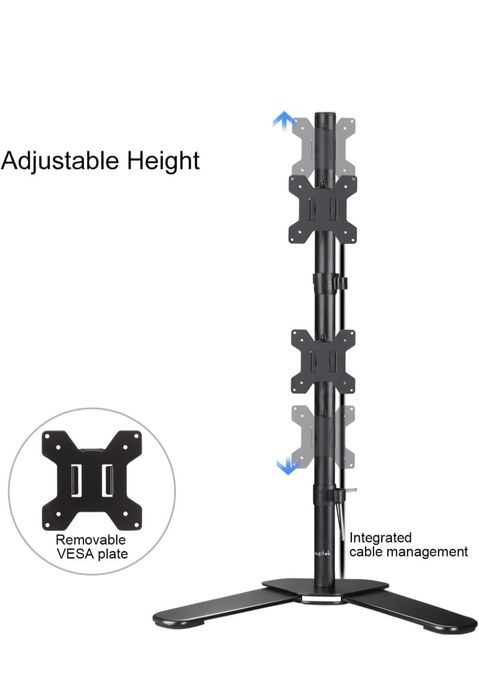 Suporte de ecrã para PC, 2 ecrãs
