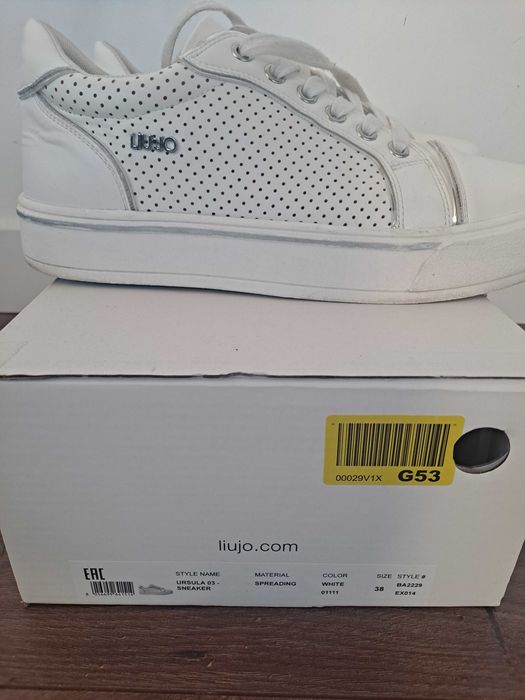 Buty sneakersy białe Liu Jo rozmiar 38