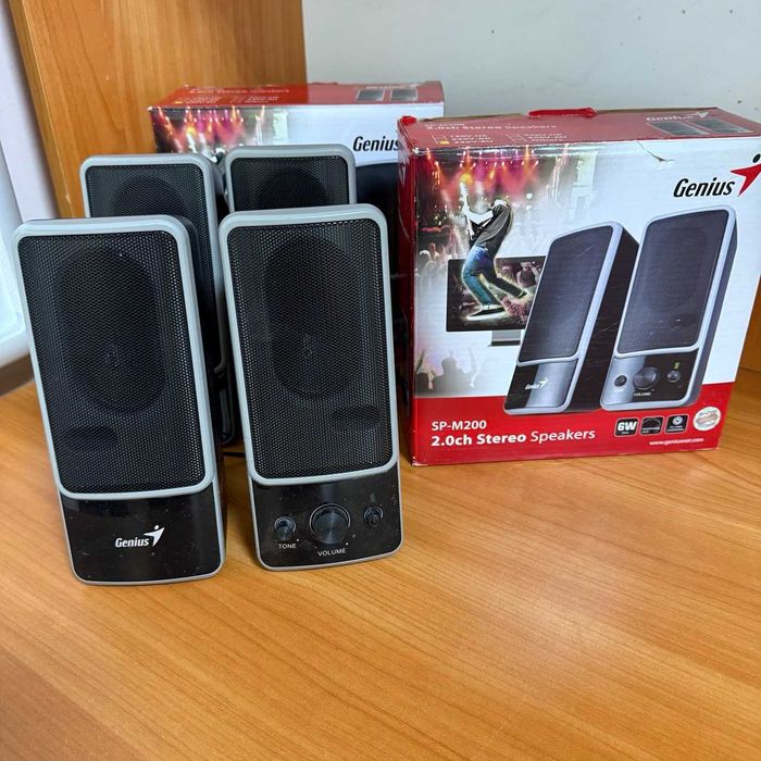 Колонки для ПК, роутери Wi-Fi, кабелі HDMI, VGA та подовжувачі USB 2.0
