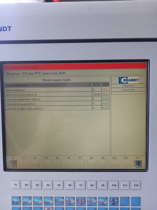 Okleiniarka Brandt KDF 530C, KDF 550C, KDF 650C itp !! Język Polski !!