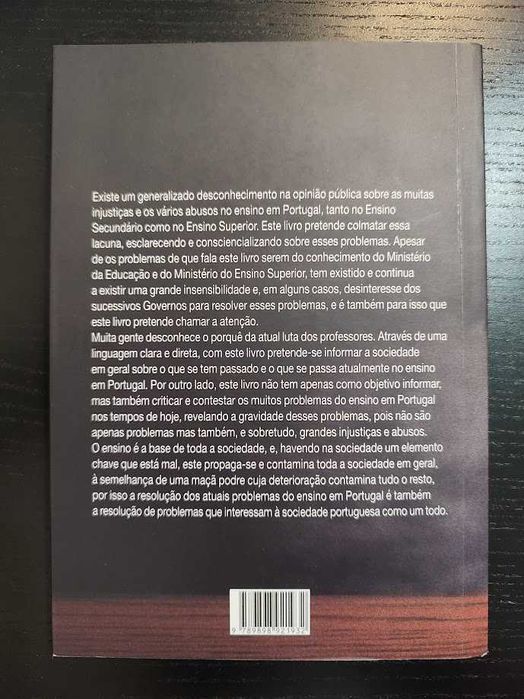 (Env. Incluído) Injustiças e Abusos no Ensino em Portugal