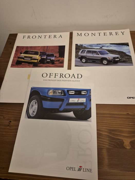 Prospekty 4x4 zestaw cena za kolekcję 15szt