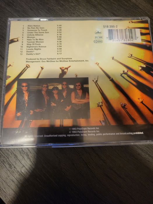 CD Scorpions - Face The Heat
