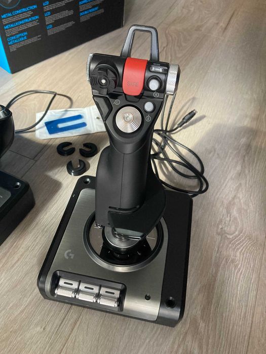 HOTAS Logitech X52 Pro + zestaw ulepszenia sprężyny
