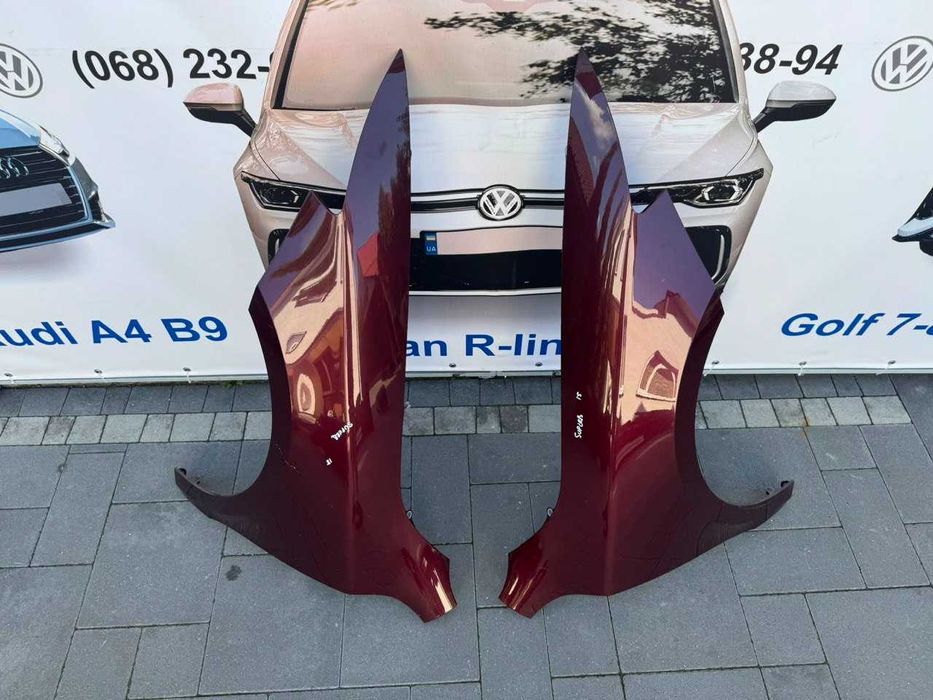 крило праве ліве Skoda Superb 2015 Друге покоління (B6, рестайлінг) оригінал 3T0 821 162 A 3T0 821 161 A