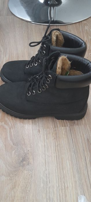 Buty Timberlandy na futrze