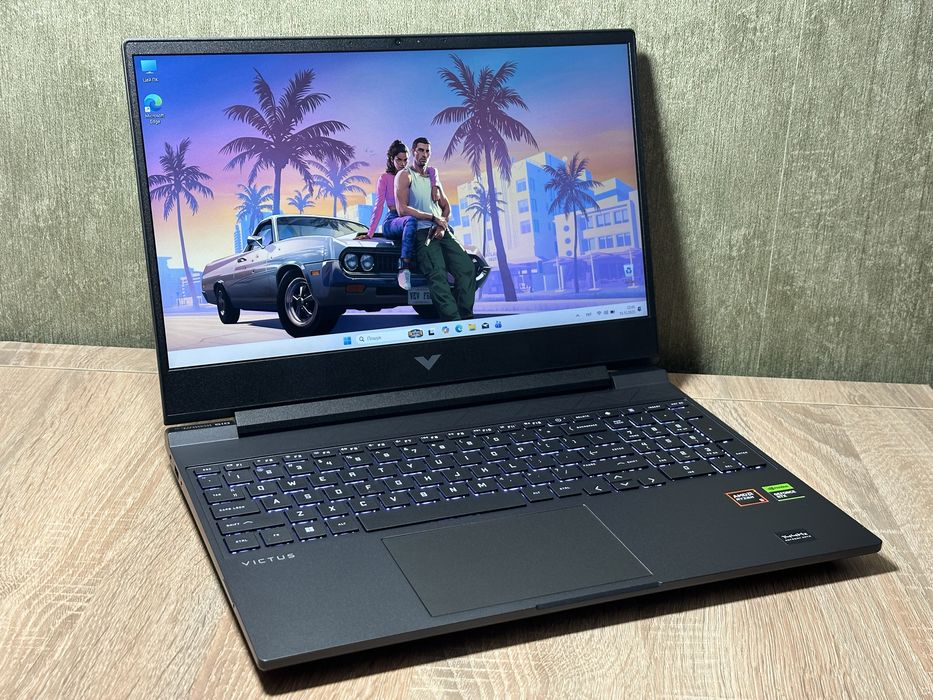 Новий! RTX 4050 6gb! HP Victus 15! Ryzen 5 8645HS! 16DDR5
