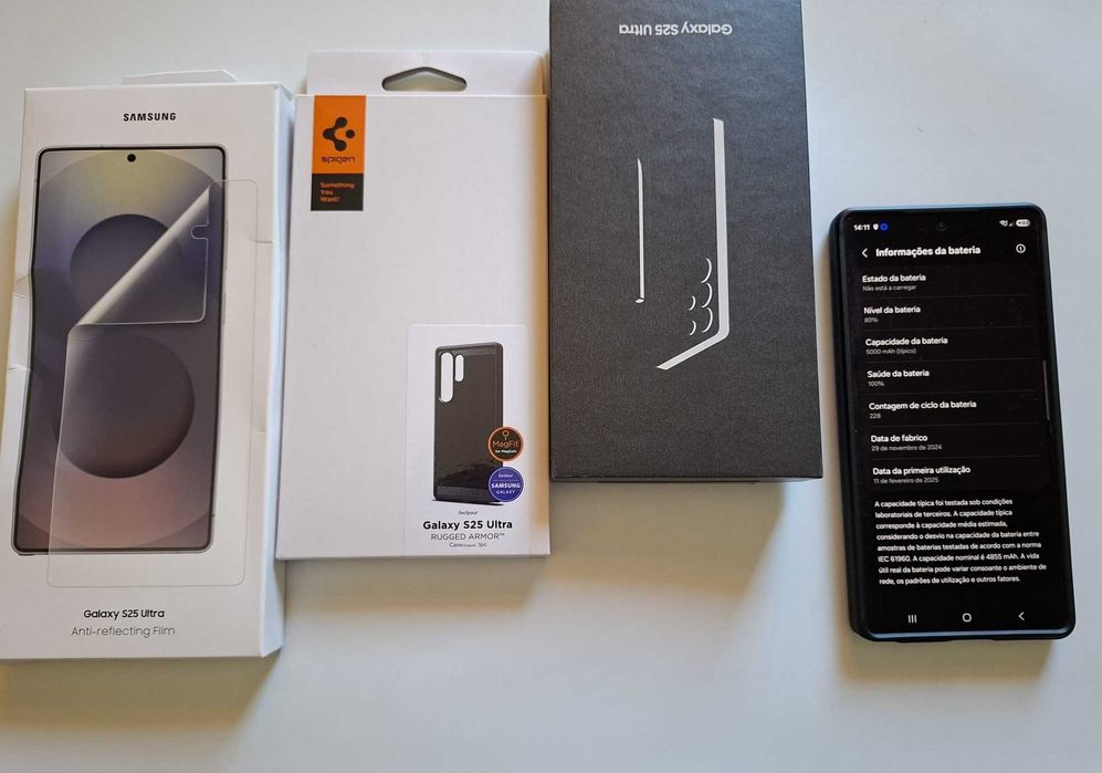 Galaxy S25 Ultra Titanium Black 1TB - usado muito estimado