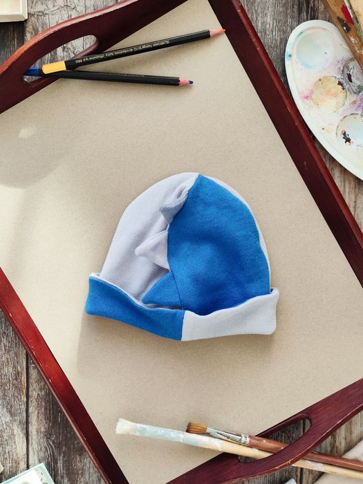 Czapka beanie, merino, dinozaur