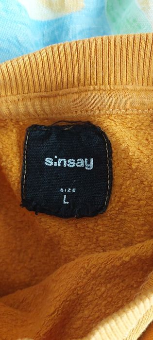 Bluza dresowa musztardowa L sinsay