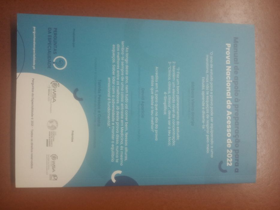 Manual de apoio à preparação para a PNA de 2022