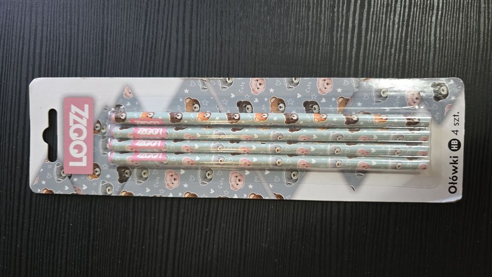 Nowe ołówki w misie