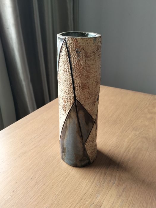 Conjunto de cerâmica artesanal assinada Antonieta (1988/89) – peças únicas vintage