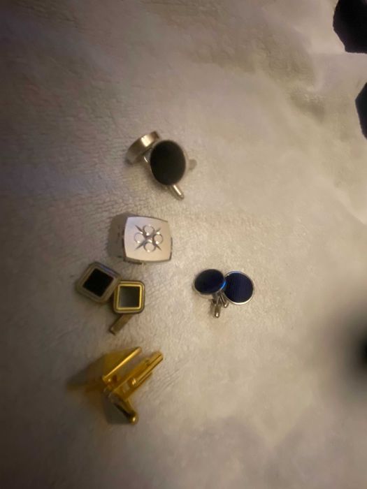 botões punho clip gravata