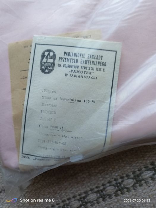Wsyp na kołdrę PRL