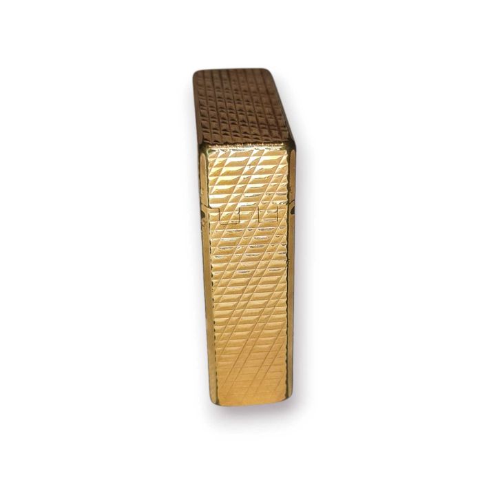 Isqueiro S.T. Dupont Paris – Briquet Nº EU 6686 – Ouro Laminado