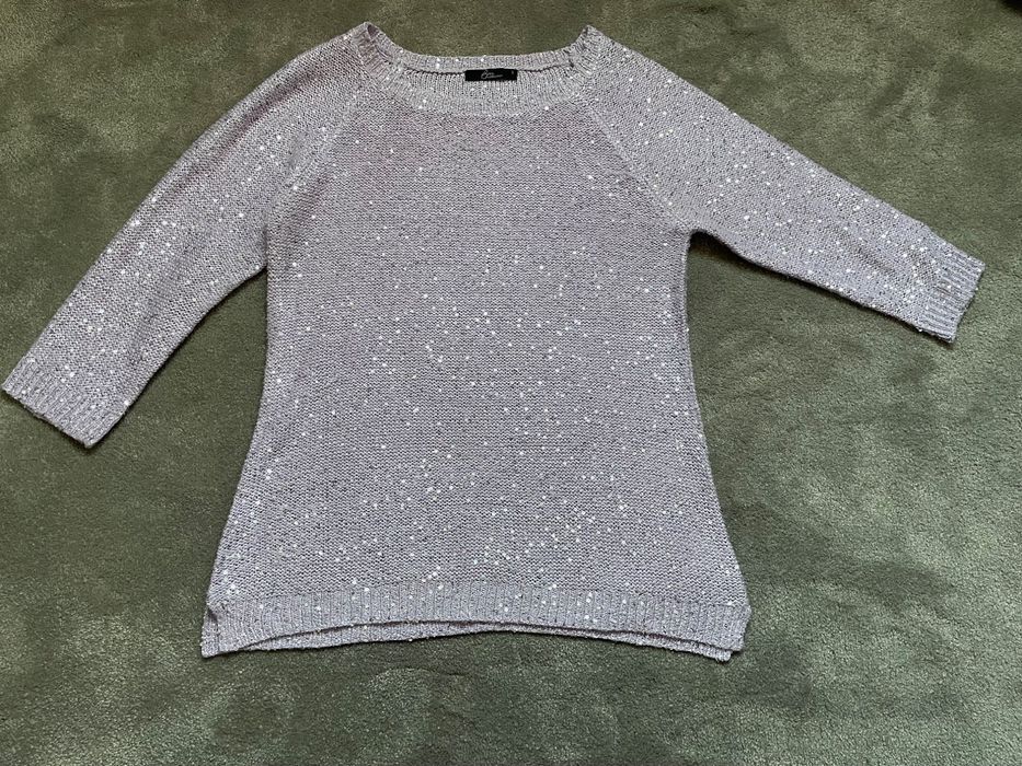 Jasno fioletowy sweter