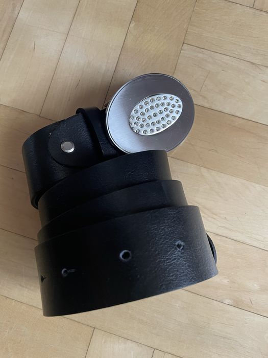 Pasek skórzany damski