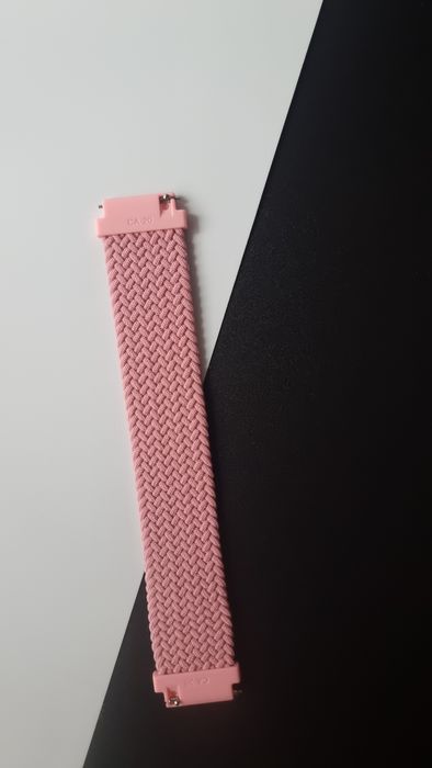 Pasek plecionego materiału 20 mm do zegarka Samsung, Huawei, Amazfit,