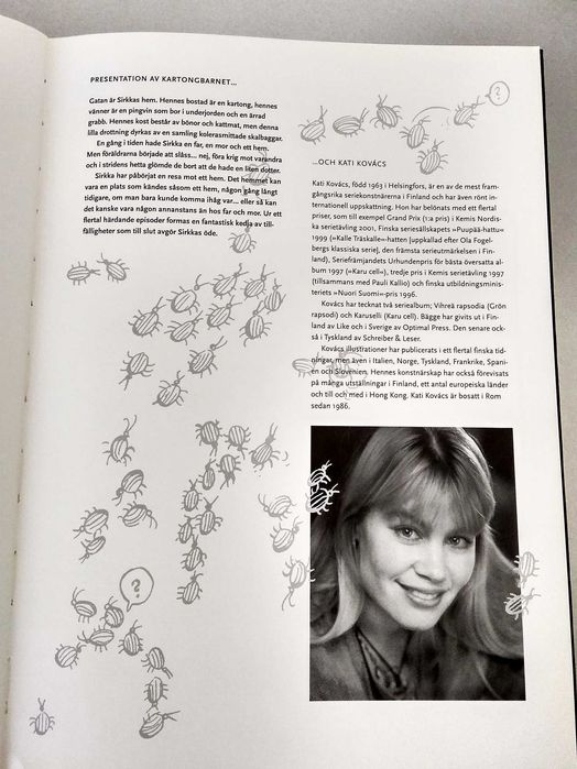 Комиксы книга Финляндия 2002 год Kati Kovacs Kartongbarnet Кати Ковач
