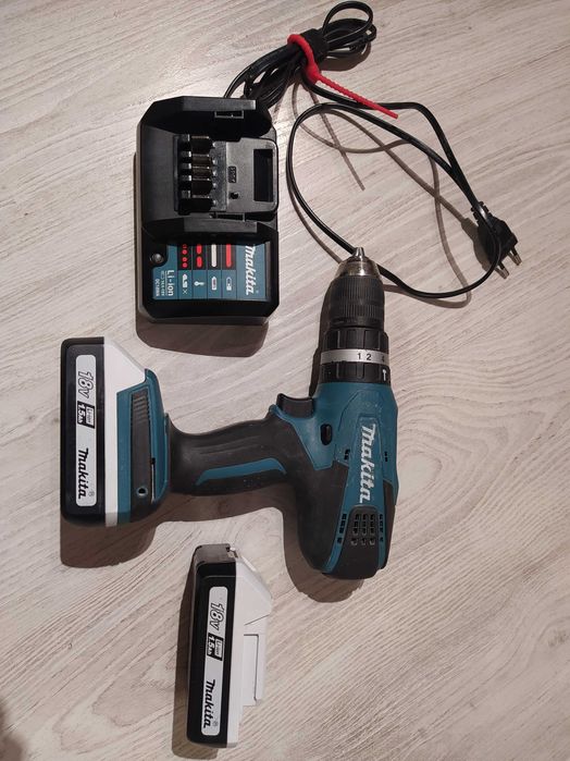 Wiertarko-Wkrętarka Makita HP488D 18V | Zestaw G-Series 2x AKU + Ładowarka