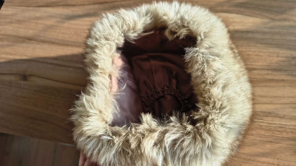 Czapka futrzana handmade