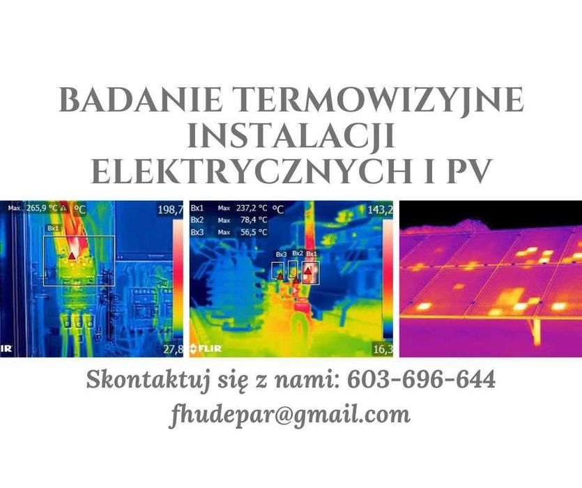 Badanie termowizyjne instalacji elektrycznej i PV