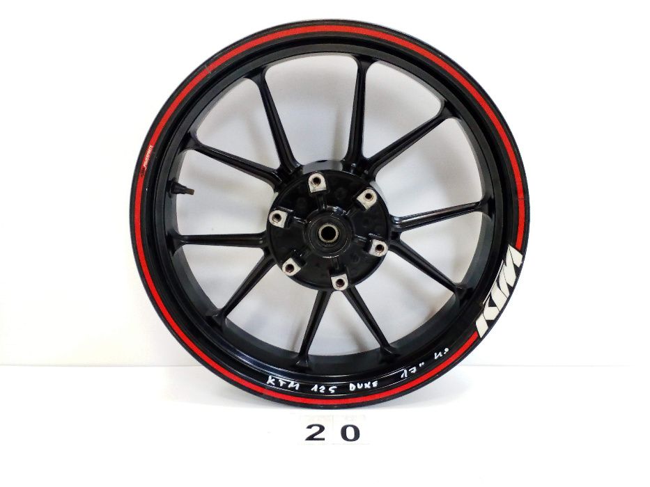 ktm duke 125 felga tylna , koło tył , tylne