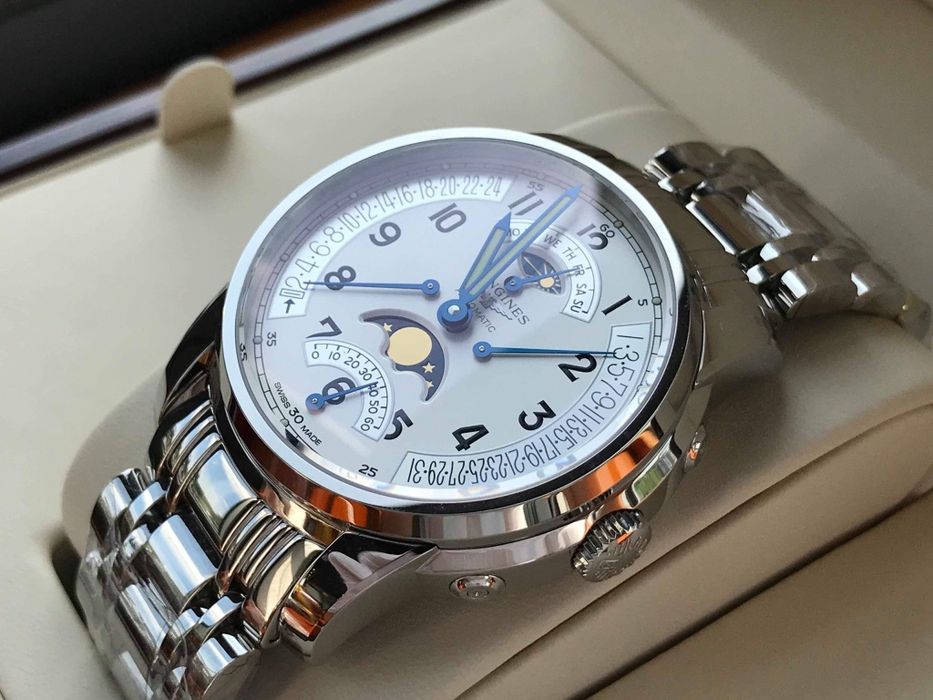 * jak nowy* LONGINES Moonphase Retrograde St. Imier (limitowana edycja)